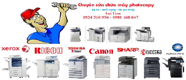 Sửa máy photocopy tại Hồ Tùng Mậu