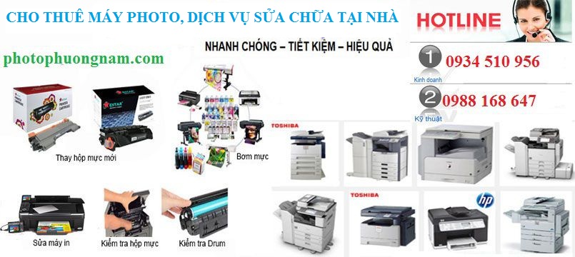 sửa máy photo tại mvp phương nam
