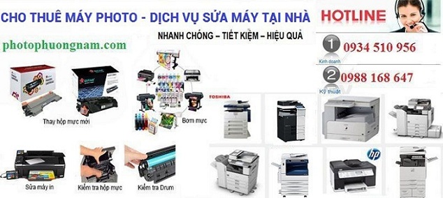 sửa máy photo tại MVP Phương Nam
