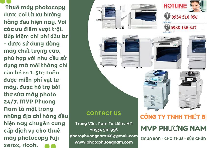 cho thuê máy photocopy giá tốt