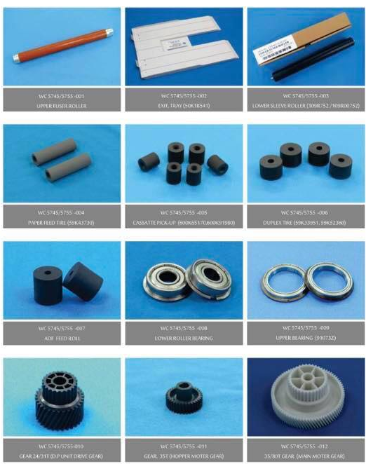linh kiện máy photocopy Xerox