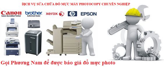 đổ mực máy photocopy hà nội