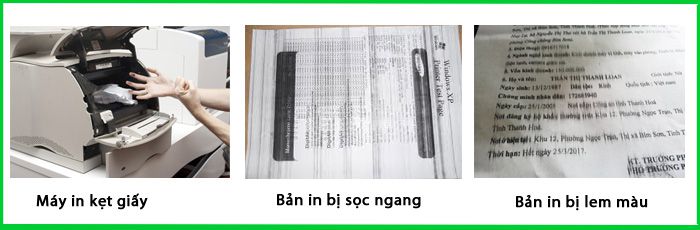 các lỗi máy in thường gặp