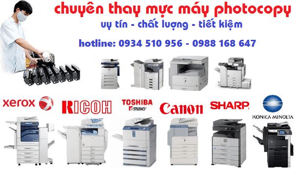 đổ mực máy photocopy