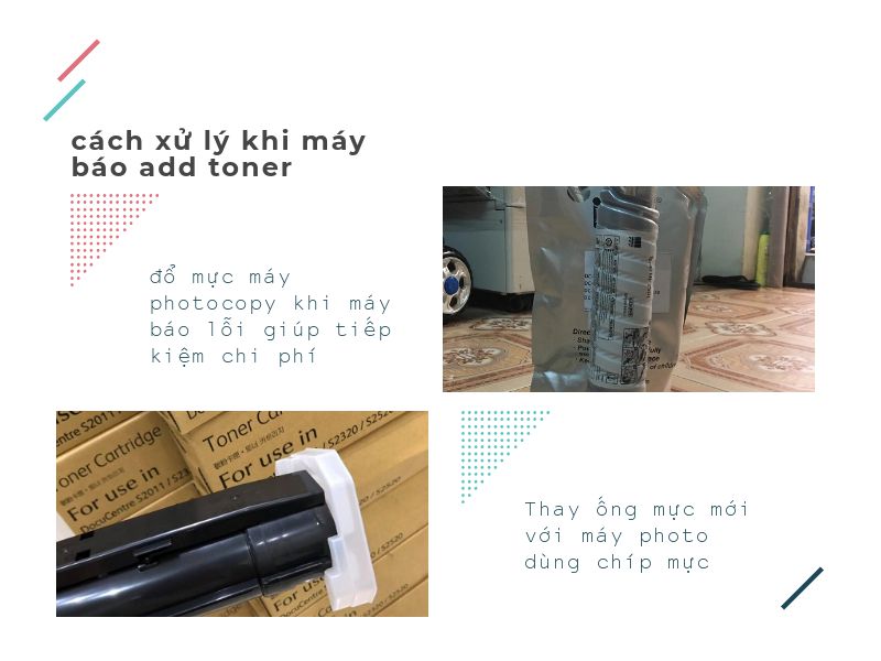 xử lý khi máy báo lỗi hết mực