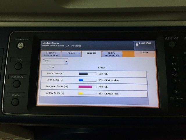 đổ mực máy photocopy màu