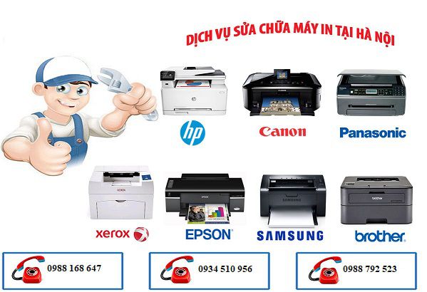 Sửa máy in tại quận Long Biên