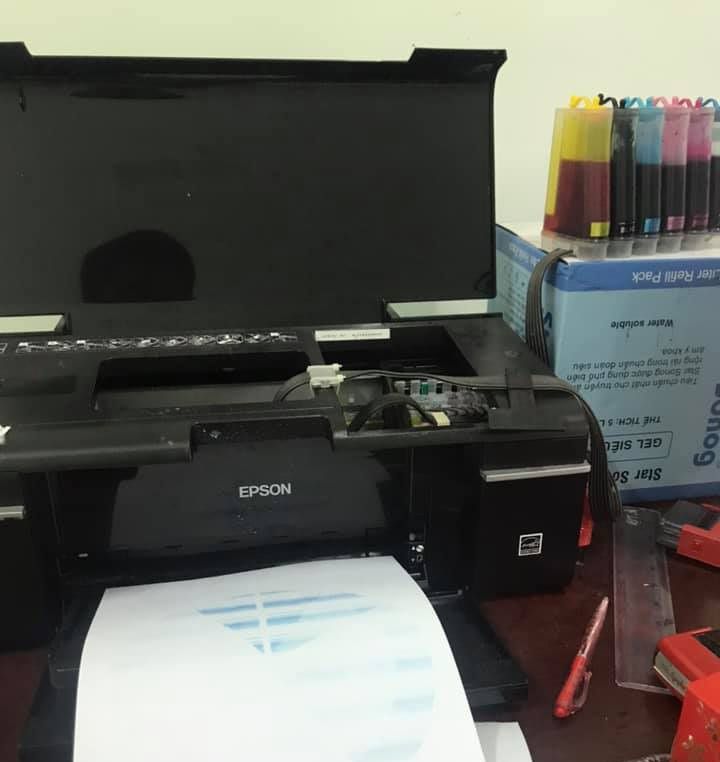 Vì sao máy in T60, đổ mực máy in đầy bình mà in không ra mực