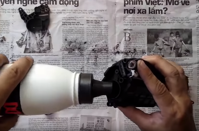đổ mực máy in canon