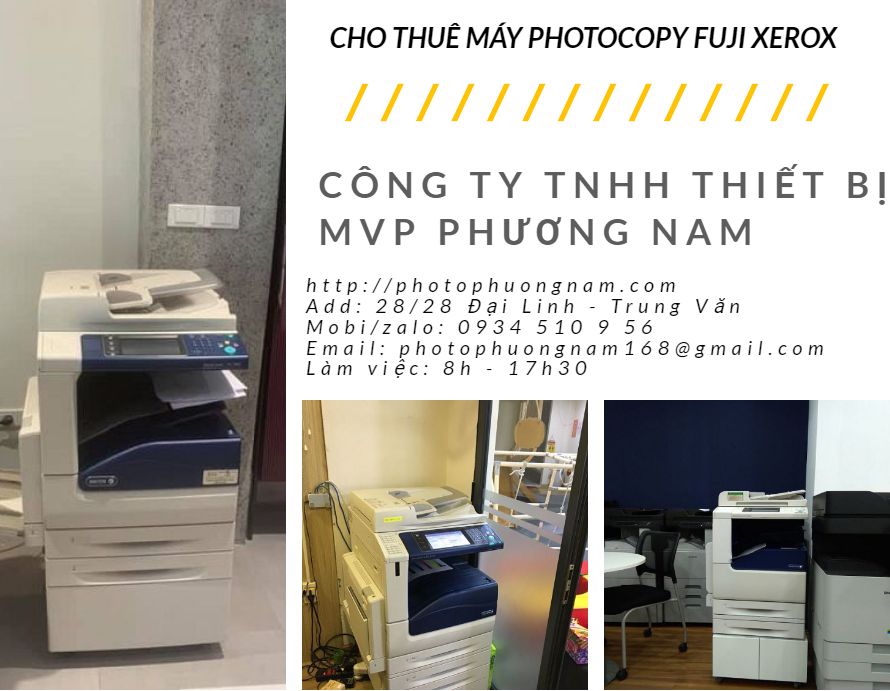 cho thuê máy photocopy fuji xerox tại đông anh