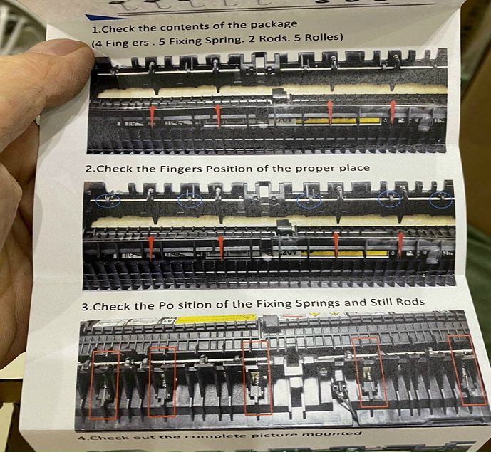 cơ chế bộ cò sấy máy photo xerox