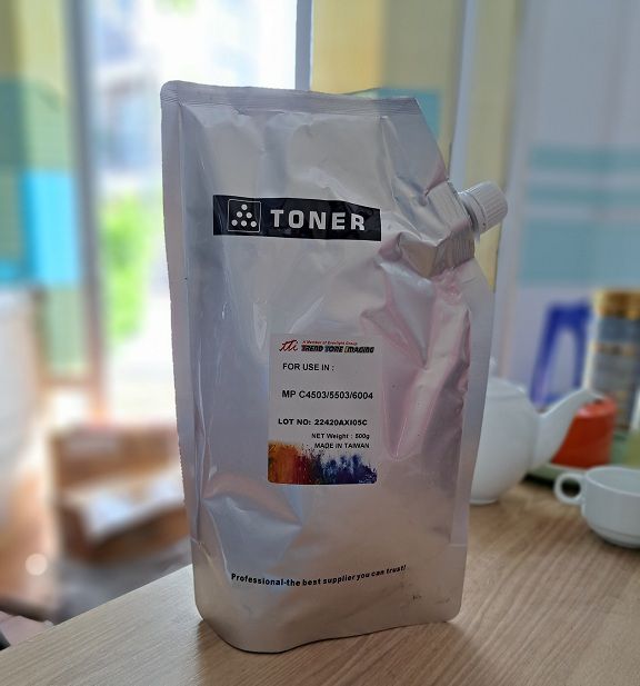 mực đổ máy photo ricoh màu xanh