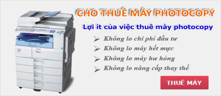 Cho thuê máy photocopy tại Việt Yên