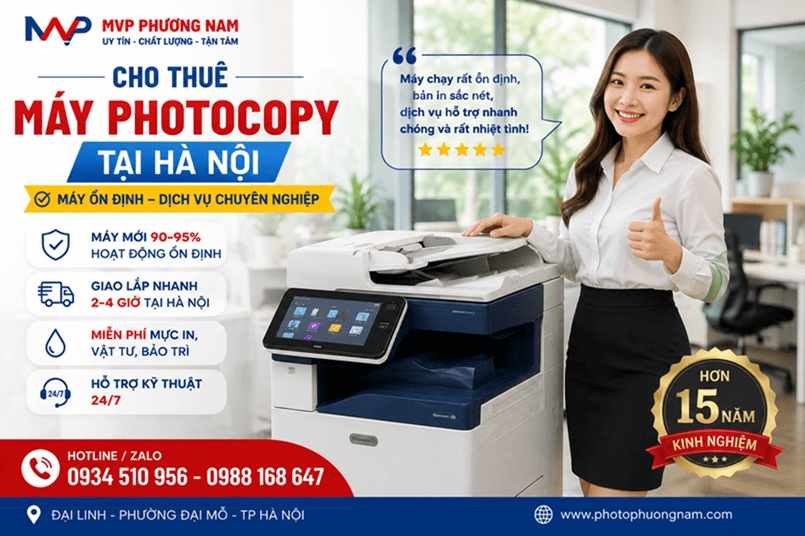 thuê máy photocopy màu hà nội