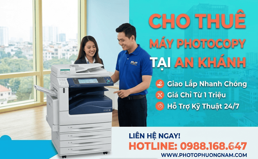 Cho thuê máy photocopy tại An Khánh