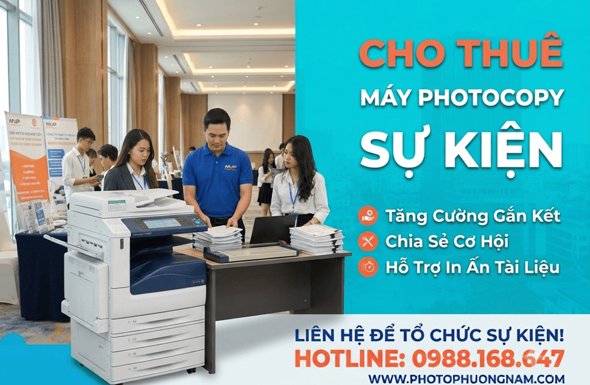 CHO THUÊ MÁY PHOTOCOPY SỰ KIỆN